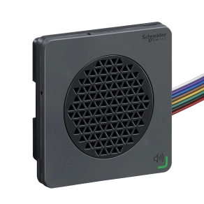 Schneider Electric Harmony XVSV - XVSV7BBN - DIN72 (72x72 mm) elektromos hangjelző, szerkeszthető jelzés, NPN, 12 - 24VDC, fekete