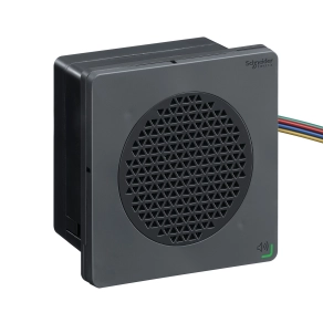 Schneider Electric Harmony XVSV - XVSV9BBP - DIN96 (96x96 mm) elektromos hangjelző, szerkeszthető jelzés, PNP, 12 - 24VDC, fekete