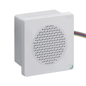 Schneider Electric Harmony XVSV - XVSV9MWN - DIN96 (96x96 mm) elektromos hangjelző, szerkeszthető jelzés, NPN, 100 - 230VAC, fehér