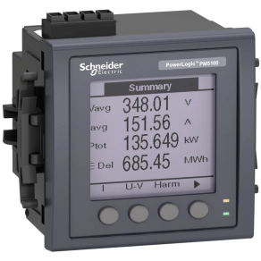   Schneider Electric PM5111 - METSEPM5111 teljesítménymérő, MID, RS 485 (Modbus), min/max napló, riasztások, DO (kWh), 100 - 415 V AC