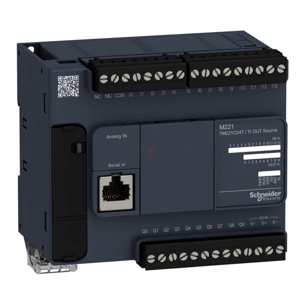 Kompakt relé DC 24I/O Modicon M221 TM221C24T Schneider
