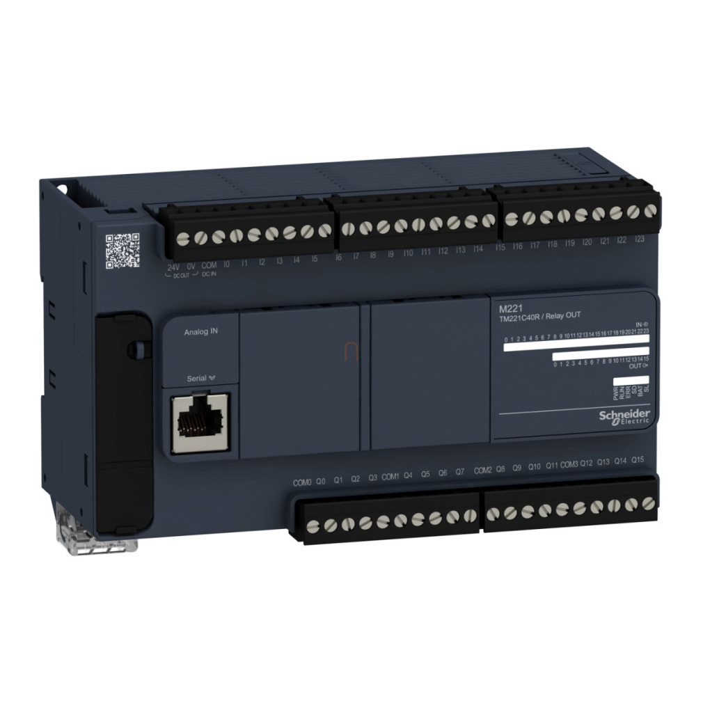 Kompakt relé AC 40I/O Modicon M221 TM221C40R Schneider