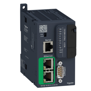   Schneider Electric Modicon M251 - TM251MESC - gépvezérlő PLC elosztott I/O architektúrához, RS232/RS485, Ethernet Modbus TCP/IP, CANopen, 24 VDC