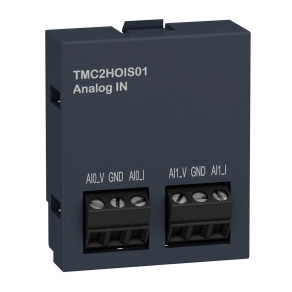 Schneider Electric Modicon M221 - TMC2HOIS01 - jelkártya, daruvezérlő alkalmazás, 2 analóg bemenet (0-10V / 0-20mA / 4-20mA), 12 bit
