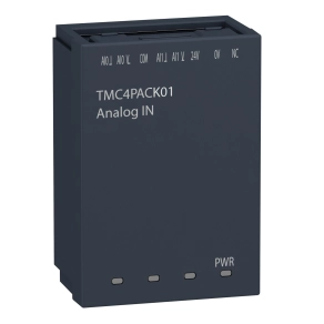 Schneider Electric Modicon M241 - TMC4PACK01 - TMC jelkártya, csomagoló-vezérlő alkalmazás, 2 analóg bemenet (0-10V / 0-20mA / 4-20mA), 12 bit, PLC-hez