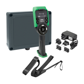   Schneider Electric Harmony eXLhoist - XARSK8L12W - vezetéknélküli daruvezérlő kit (kábel+töltő+címke+vevő) 24 - 240VAC/DC, 14O, 6+2 nyomógomb+LED