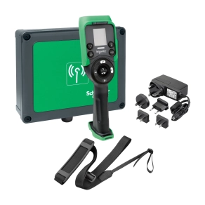 Schneider Electric Harmony eXLhoist - XARSK8D18W - vezetéknélküli daruvezérlő kit (kábel+töltő+címke+vevő) 24 - 240VAC/DC, 18I+20O, 6+2 nyomógomb+kijelző