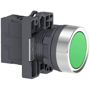 Schneider Electric Easy Harmony XA2 - XA2EA31 - Ø22 Nyomógomb, visszatérő, zöld, 1NO