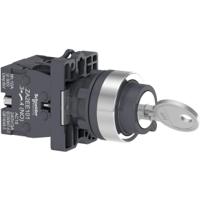 Schneider Electric Easy Harmony XA2 - XA2EG33 - Ø22 Kulcsos választókapcsoló 3 állású, 2NO