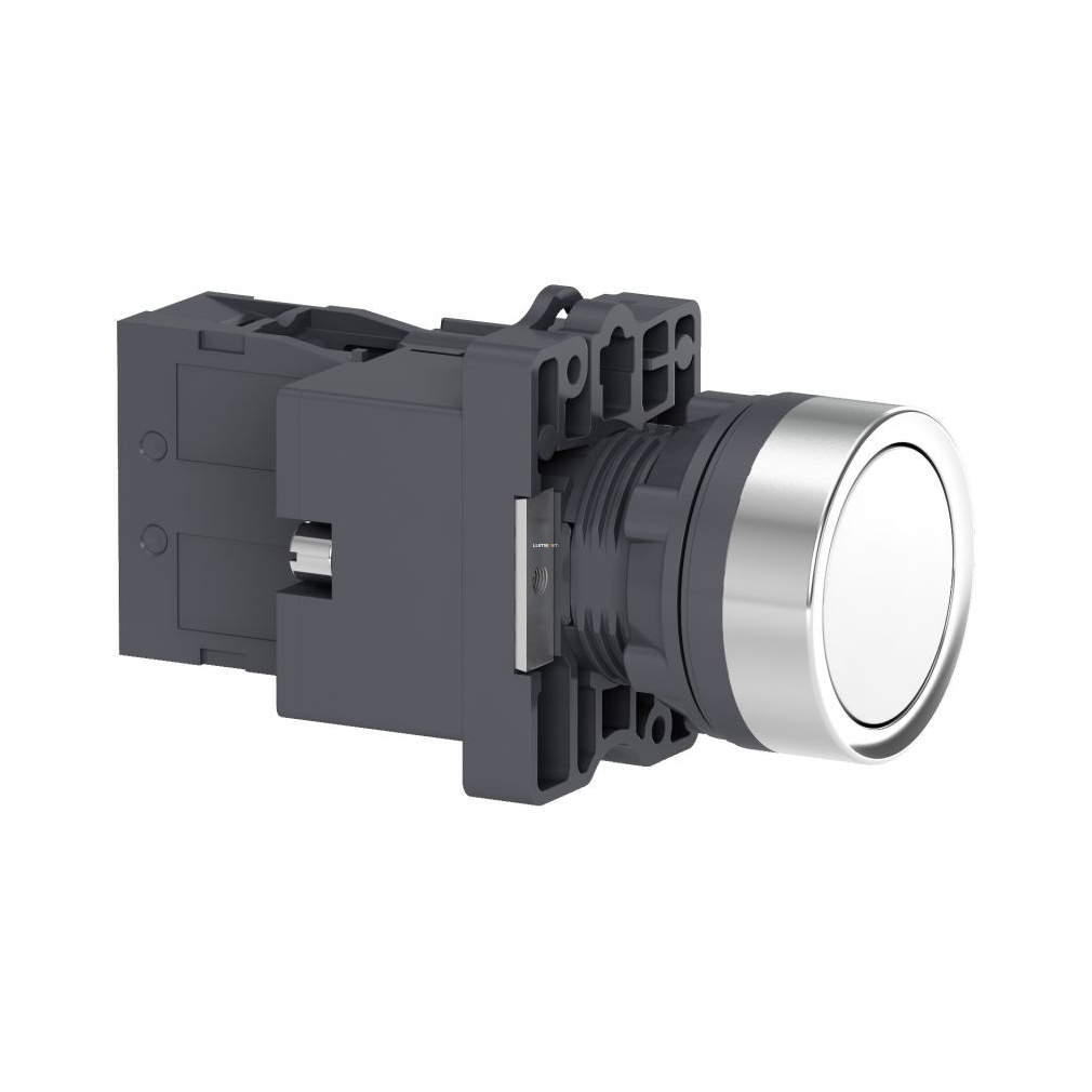 Schneider Harmony Easy Series világító nyomógomb, D22, fehér, 24V AC/DC,1NO (XA2EW31B1)
