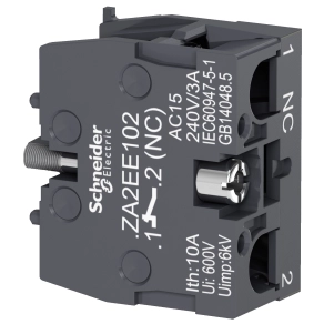 Schneider Electric Easy Harmony XA2 - ZA2EE102 - Ø22 Érintkező blokk, 1NC