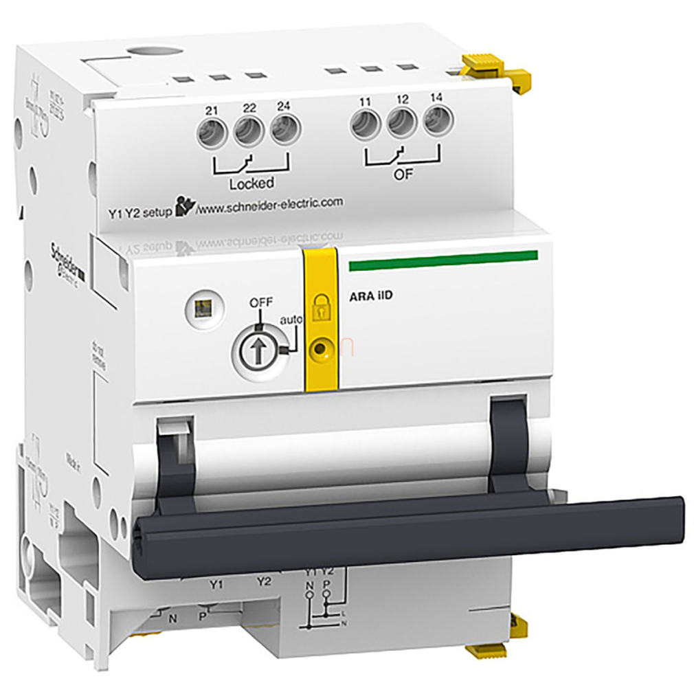 ACTI9 ARA iID automatikus visszazáró segédrelé, 4P, 230VAC A9C70344 Schneider