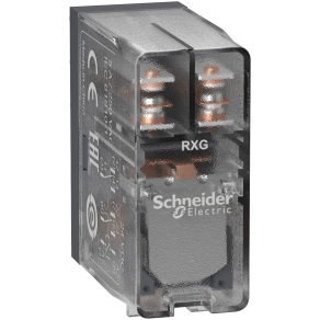 Schneider Electric Harmony Electromechanical Relays - RXG25BD - RXG Interfész relé, 2CO, 5A, 24VDC