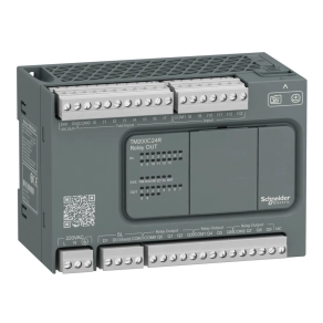   Schneider Electric Modicon Easy M200 - TM200C24R - PLC, 24 I/O1xRS485, relés kimenet, 230 VAC