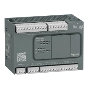   Schneider Electric Modicon Easy M200 - TM200C24U - PLC, 24 I/O1xRS485, tranzisztoros kimenet (sink), 24 VDC
