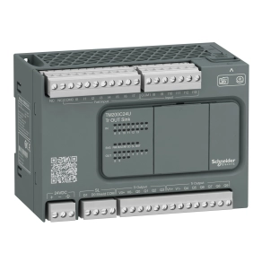 Schneider Electric Modicon Easy M200 - TM200C24U - PLC, 24 I/O1xRS485, tranzisztoros kimenet (sink), 24 VDC