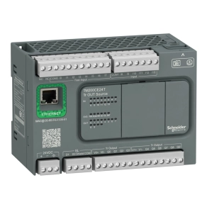   Schneider Electric Modicon Easy M200 - TM200CE24T - PLC, 24 I/O1xRS485, 1xEthernet, tranzisztoros kimenet (source), 24 VDC