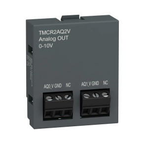 Schneider Electric Modicon Easy M200 - TMCR2AQ2V - TMC bővítőmodul, 2AO, 0-10V