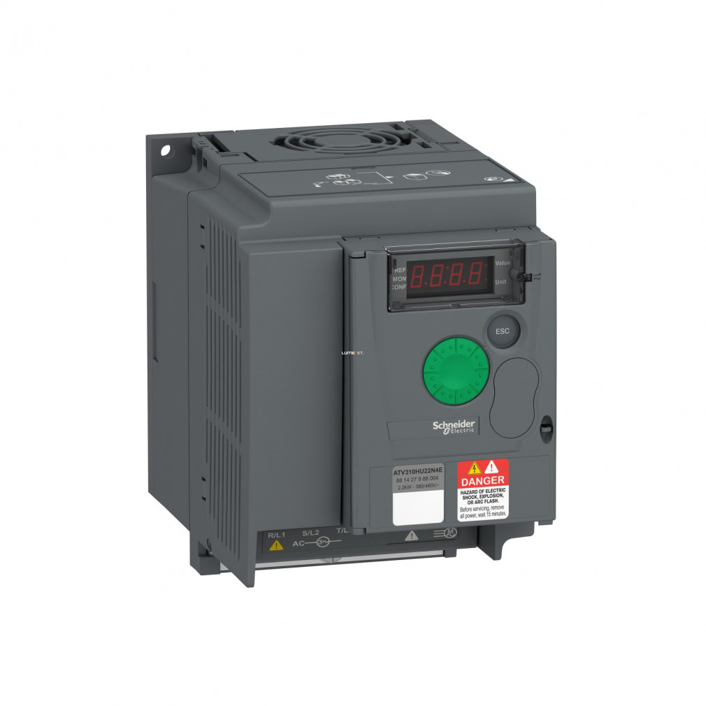 Schneider Altivar 310 Easy frekvenciaváltó, 3f, 400V, 2,2kW (ATV310HU22N4E)