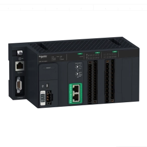 Schneider Electric Modicon MC80 - BMKC8020310 - logikai vezérlő, 8 DI + 8 DO + 2 HSC, 1 soros Modbus, 1 CANopen, 2 Ethernet