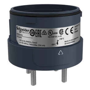   Schneider Electric Harmony XVU - XVUZ04 - Ø60 fényoszlop rögzítő egység közvetlen rögzítéshez, 4 pontos, fekete