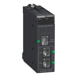   Schneider Electric Modicon M580 - BMENOC0301 -kommunikációs modul, Ethernet IP / Modbus TCP/IP