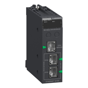   Schneider Electric Modicon M580 - BMENOC0301C -kommunikációs modul, Ethernet IP / Modbus TCP/IP, lakkozott