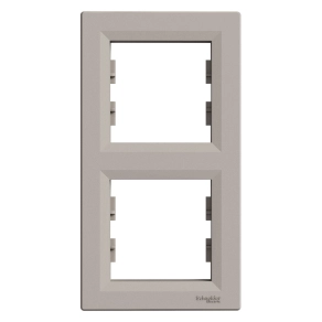 Schneider Electric Asfora - EPH5810269 - Kettes keret, függőleges, bronz