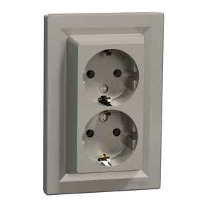 Schneider Electric Asfora - EPH9900169 - 2x2P+F csatlakozóaljzat, csavaros, bronz