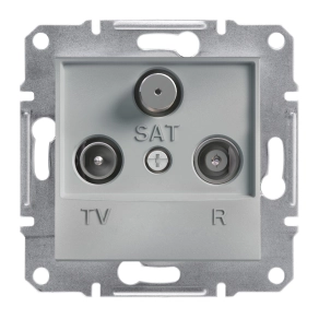 Schneider Electric Asfora - EPH3500161 - TV/R/SAT aljzat, végzáró, 1 dB, alumínium