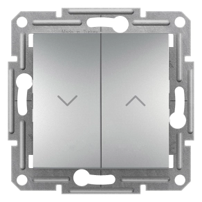 Schneider Electric Asfora - EPH1300561 - Redőnykapcsoló, rugós bekötés, alumínium