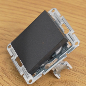   Schneider Electric Asfora - EPH0100171 - Egypólusú kapcsoló, rugós bekötés, antracit (101)