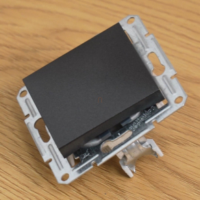   Schneider Electric Asfora - EPH0200171 - Kétpólusú kapcsoló, rugós bekötés, antracit (102)