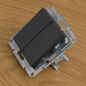   Schneider Electric Asfora - EPH0300171 - Csillárkapcsoló, rugós bekötés, antracit (105)