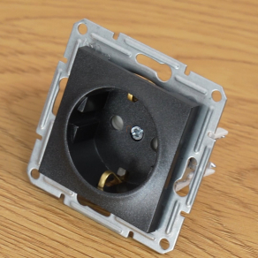   Schneider Electric Asfora - EPH2900171 - 2P+F csatlakozóaljzat, csavaros, antracit