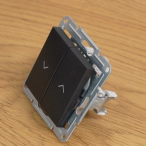   Bontott csomagolású Schneider Asfora redőnykapcsoló, rugós bekötés, antracit EPH1300571