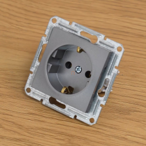   Schneider Electric Asfora - EPH2900162 - 2P+F csatlakozóaljzat, csavaros, acél