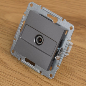   Schneider Electric Asfora - EPH3200162 - TV aljzat, végzáró, 1 dB, acél