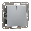Schneider Electric Asfora - EPH1100162 - Kettős nyomó, rugós bekötés, acél