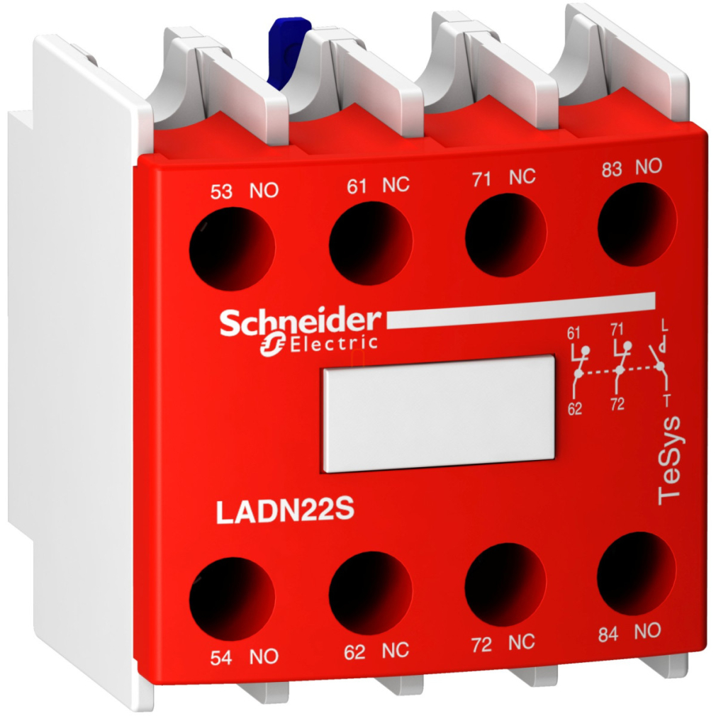 segédkapcsoló kontakt blokk TESYS D (2NO LADN22S Schneider