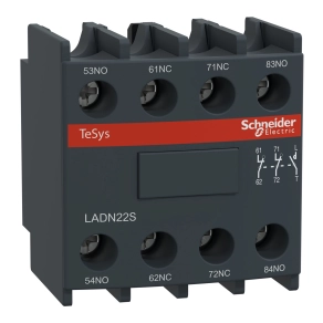 Schneider Electric TeSys D - LADN22S - segédkapcsoló kontakt blokk D (2NO