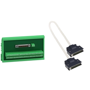 Schneider Electric Lexium 28 - VW3M1C13 - LXM28 IO terminal block module with connection cable 0.5m for CN1 I/O interface