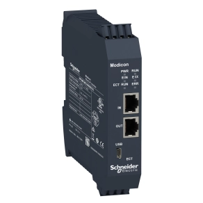Schneider Electric Preventa XPS MCM - XPSMCMCO0000ECG biztonsági vezérlő, kommunikációs modul, EtherCAT, 2xRJ45, rugós
