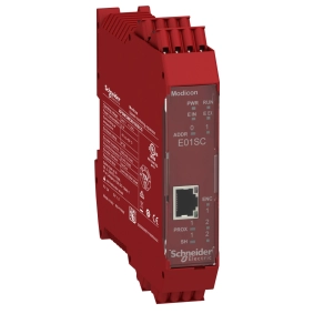 Schneider Electric Preventa XPS MCM - XPSMCMEN0100SCG biztonsági vezérlő, biztonsági sebességfigyelő modul, 1 Sin/Cos enkóder + 2 közelités értékelő bemenet