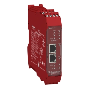 Schneider Electric Preventa XPS MCM - XPSMCMEN0200HT biztonsági vezérlő, biztonsági sebességfigyelő modul, 2 HTL enkóder + 2 közelités értékelő bemenet