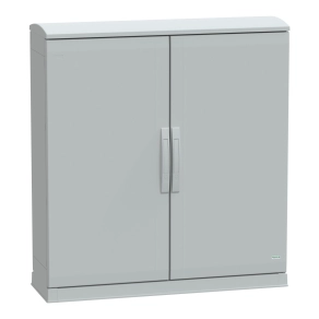Schneider Electric PanelSeT PLA - NSYPLAZT10103G műanyag szekrény védőtetővel, magasító kerettel
