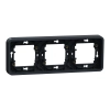 Schneider Electric Mureva Styl - MUR34109 - Hármas keret, vízszintes, antracitszürke