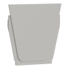 Schneider Electric Mureva Styl - MUR39007 - Membrános bevezető szett, kábelekhez (10 db), polárfehér