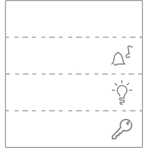   Schneider Electric Mureva Styl - MUR34004 - Címkeszett, billentyűkhöz, 4 féle