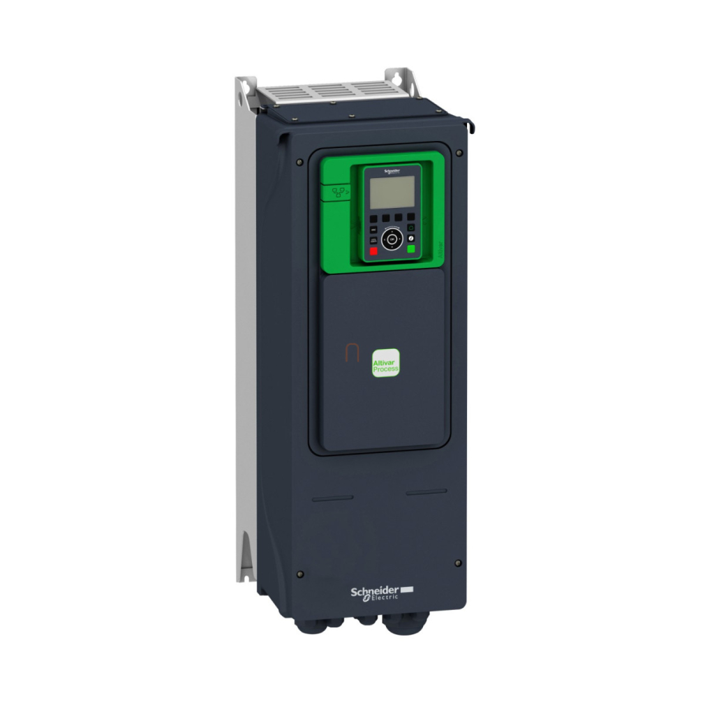 ATV950 frekvenciaváltó, 0,75kW, 3f, 400VAC, IP55, falra szerelhető, fékező egységgel ATV950U07N4 Schneider